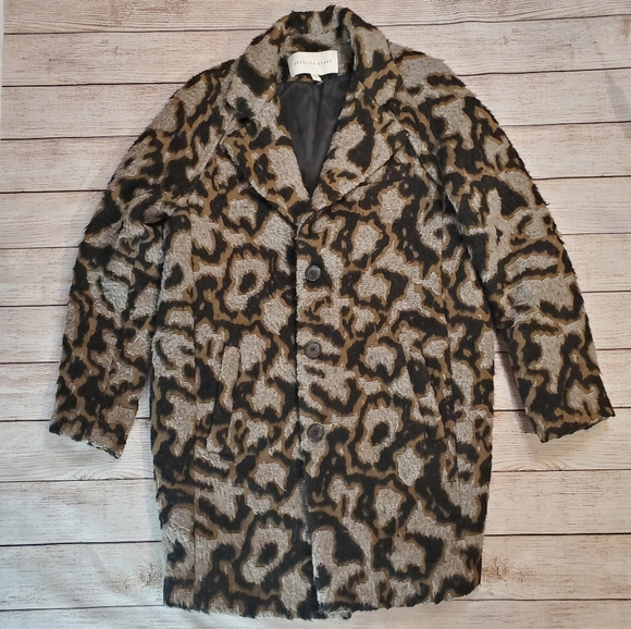 Veronica Beard Jackets & Blazers - Veronica Beard Camilla Cocoon Coat Leopard Print Statement Fall Size 4